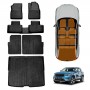 Floor Mats Boot Liner Set for Volvo XC40 2018-Onwards All Weather Heavy Duty Car Trunk Cargo Kick Back Seat Protector Cover