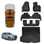 3D Floor Mats Boot Liner for Volvo XC90 Series PHEV 2015-Onwards All Weather Heavy Duty Cargo Car Trunk Luggage Tray