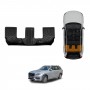 Third Row Seat Floor Mat for Volvo XC90 2015-Onwards Heavy Duty All Weather Car Mats Carpet Liner Set