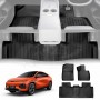 3D Floor Mats for XPeng G6 2024-2025 Heavy Duty All Weather Front Rear Car Mats Carpet Liner
