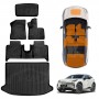 3D Floor Mats Boot Liner for Zeekr X 2024-Onwards All Weather Heavy Duty Cargo Car Front Trunk Luggage Tray
